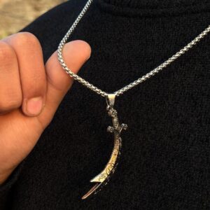 Zulfiqar Sword Necklace - Image 2