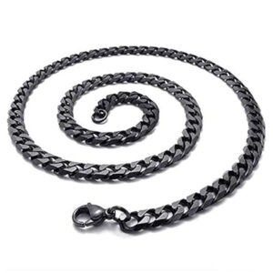 Men’s Black Snake Link Chain - Image 5