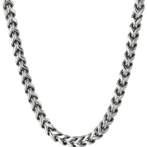 Bold Silver Rope Chain Necklace - Image 6