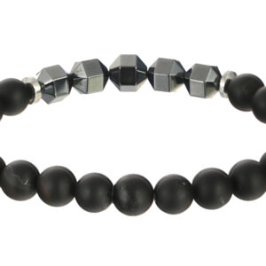 Matte Onyx & Hematite Bracelet - Image 6