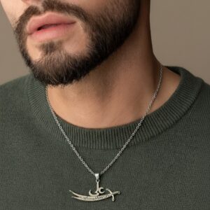 Imam Ali Sword Zulfiqar Necklace - Image 4