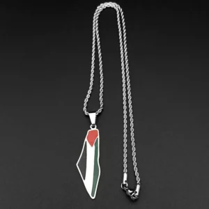 Palestine Pendant Necklace for Men - Image 2