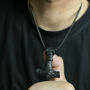 Viking Thor's Hammer Black - Image 5