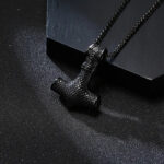 Viking Thor's Hammer Black