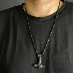 Viking Thor's Hammer Black - Image 4