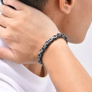 IronBound Silver Stainless Steel Bracelet - Image 3