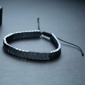 Onyx Arrow Hematite Bracelet - Image 3