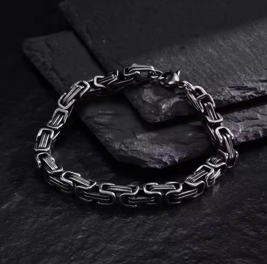 IronBound Silver Stainless Steel Bracelet