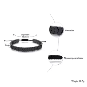 Onyx Arrow Hematite Bracelet - Image 5