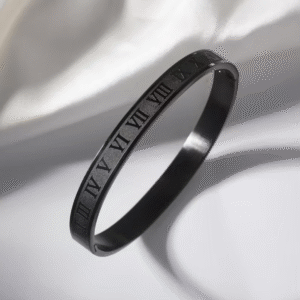 Dual Tone Stainless Steel Cuff Pendant for Men - Image 5